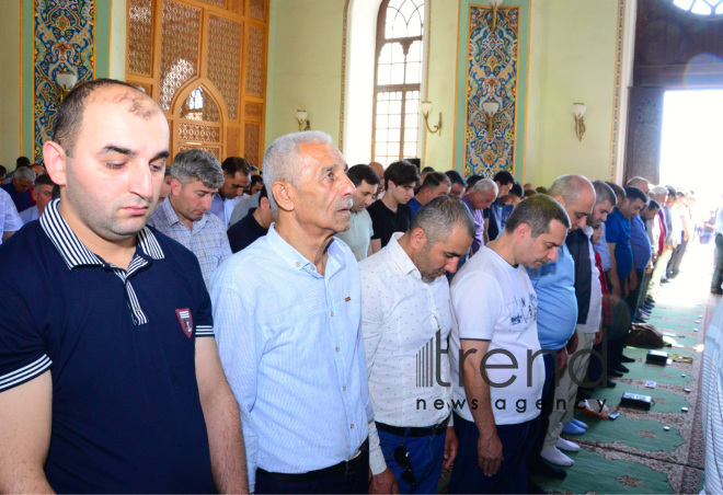 Eid prayer performed in all mosques in Azerbaijan on occasion of Ramadan holiday  Azerbaijan, Baku, June 15, 2018